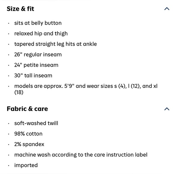 Old Navy High Waisted OGC Chino Tapered Straight Pants Small Muave Pink Purple - Picture 8 of 10